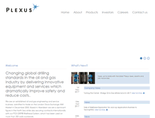Tablet Screenshot of plexusplc.com
